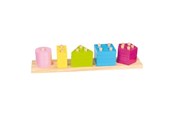 Puzzels - Goki Shape Puzzle 20 pieces. Hout - 58927