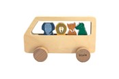 Speelgoed voor baby's - Trixie Baby Wooden Animal Bus 5pcs. - 36-272