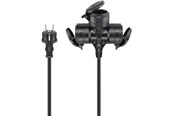 Voedingskabel (extern) - Pro Outdoor Triple Extension Cable - Voeding (CEE 7/7) - Type E/F Stekker - Zwart - 5m - 4040849654374
