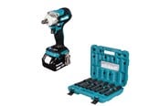 Elektrische schroevendraaier & boor - Makita DTW300TJX7 Cordless Impact Wrench Set - DTW300TJX7