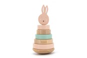 Speelgoed voor baby's - Trixie Wooden Stacking Tower - Mrs. Rabbit - 36-801