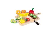 Houten speelgoed - Tidlo Wooden Cutting Fruit Play Set 16 pieces. - T0216