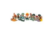 Leren en educatie - Small Foot - Wooden Building Blocks Dino 50pcs. - 12621