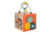 Speelgoed voor baby's - Small Foot - Wooden Activity Cube Motor Skills Spiral Dino - 12618