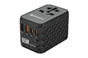 Mobiel - Adapters & Opladers - Verbatim UTA-05 Gan III Universal Travel Adapter 65W – 2x USB-C 2x USB-A - 32120