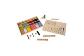Leren en educatie - Small Foot - Wooden Learning Box with Counting Rods and Counting Blocks Set - 12559