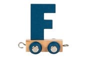 Kinderkamer - Small Foot - Wooden Letter Train Polar - F - 12576