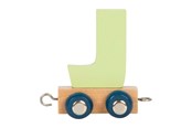 Kinderkamer - Small Foot - Wooden Letter Train Polar - J - 12580