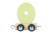 Kinderkamer - Small Foot - Wooden Letter Train Polar - O - 12585