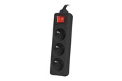 Voedingskabel (extern) - Lanberg - power strip - PS1-03E-0150-BK