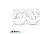 Merchandise - ABYstyle - NARUTO SHIPPUDEN - 2 Glass Set - Konoha & Akatsuki x2 - Glas - ABYVER288