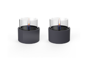 Decoratie - Tenderflame Breeze 10 2-Pack Black Ceramic - TF-600056