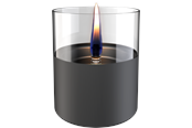 Decoratie - Tenderflame Lilly 10 Dark Grey Glass - TF-200017