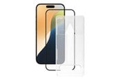 Mobiel - Beschermend glas - Vivanco Full screen Protective glass 9H for iPhone 16/15 Plus - 64234