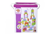 Speelgoed voor baby's - Eichhorn Wooden Blocks Colored 75pcs. - 100088011