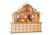 Houten speelgoed - Small Foot Wooden Advent Calendar Living Room with Lights - 10546