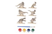 Creatief spelen - Artist & Co Dino Paint Set Wood 6 pcs. - 110680190