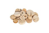 Bouw-/constructiekits - Colorations - Round Wood Discs 1kg - 31WD07