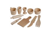 Doen-alsof spelen - Creativ Company Wooden Kitchenware 50 pcs. - 56470