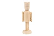 Bouw-/constructiekits - Creativ Company Wooden Figure with Crown 13cm - 56819