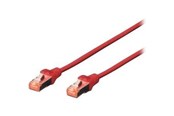 Netwerk - kabel - DIGITUS patch cable - 10 m - red RAL 3020 - 10m - DK-1644-100/R