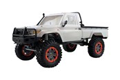 Op afstand bedienbaar - Amewi AMX Rock RCX10B Scale Crawler Pick-Up 1:10 RTR White - 22432