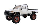 Op afstand bedienbaar - Amewi AMX Rock RCX10P Scale Crawler Pick-Up 1:10 RTR White - 22434
