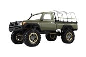 Op afstand bedienbaar - Amewi AMX Rock RCX10PS Scale Crawler Pick-Up RTR Military Green - 22461