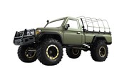 Op afstand bedienbaar - Amewi AMX Rock RCX8PS Scale Crawler Pick-Up1:8 RTR Military Green - 22475