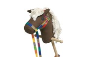 Pop, teddybeer en materiaal - Goki Wooden Hobby Horse Brown - RA 200