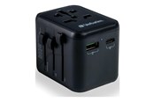 Mobiel - Adapters & Opladers - Verbatim UTA-02 power adapter - 24 pin USB-C USB BS 1362 - 20 Watt - 49544