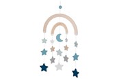 Speelgoed voor baby's - Goki Wooden Baby Mobile Starry Sky Blue - 52876