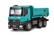 Op afstand bedienbaar - Amewi Mercedes-Benz Lorry Tipper Pro Metal 2.4GHz RTR Teal - 22533