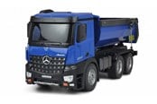 Op afstand bedienbaar - Amewi Mercedes-Benz Arocs Licensed Tipper Lorry 2.4GHz RTR Blue - 22537
