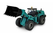 Op afstand bedienbaar - Amewi Wheel loader G485E SE 1:14 part-metal RTR Teal - 22538
