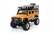 Op afstand bedienbaar - Amewi D90X28 Metal Scale Crawler 4WD 1:28 RTR Yellow - 22567