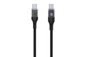 USB-kabel - FIXED LED Display - 100W - USB-C <-> USB-C - 2.0m - Zwart - FIXDD-CC2-BK