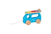 Speelgoed voor baby's - Goki Wooden Pull Figure Surf Car - 54858