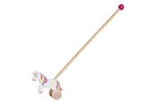 Speelgoed voor baby's - Goki Wooden Push Figure Unicorn - 54869