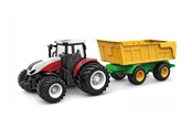 Op afstand bedienbaar - Amewi RC Tractor with Tipping Trailer 1:24 RTR - 22600