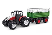Op afstand bedienbaar - Amewi RC Tractor with Livestock Trailer 1:24 RTR - 22601