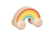 Speelgoed voor baby's - Goki Wooden Vehicle Rainbow - 55845