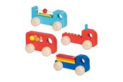 Speelgoed voor baby's - Goki Wooden Vehicle with Sound - 55851