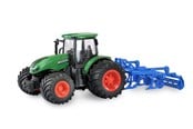 Op afstand bedienbaar - Amewi RC Tractor with Cultivator 1:24 RTR Green - 22640