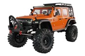 Op afstand bedienbaar - Amewi AMXRock Crosstrail Crawler 4WD 1:10 ARTR Orange-Metallic - 22656