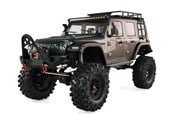 Op afstand bedienbaar - Amewi AMXRock Crosstrail Crawler 4WD 1:10 ARTR Anthracite-Metallic - 22657