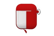 Headphones/Headsets - Puro APCASE1RED Silicon Case - AirPods 2016/19 - APCASE1RED