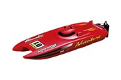 Op afstand bedienbaar - Amewi Racing Catamaran Adventure Red 2.4 GHz 30km/h RTR - 26070