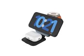 Mobiel - Adapters & Opladers - FIXED MagFlex Alu 3in1 foldable wireless charger stand - FIXMFLE-AL-GR