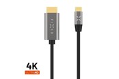 Beelscherm- en tv-kabel - FIXED USB-C to HDMI 4K/60 Hz USB 3.1 Gen2 cable 2m - Black - FIXHU-CHDMI-GR
